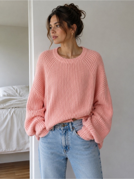 Hudson's Bay Company Sweaters - Vintage Hudson’s Bay Pink Knit Sweater
